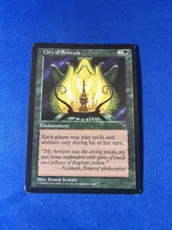 CITY OF SOLITUDE MP Visions Reserved List mtg Magic fast shipping - Image 1