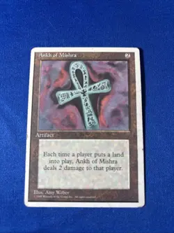 ANKH OF MISHRA MP Fourth 4th Edition mtg Magic fast shipping - Image 1