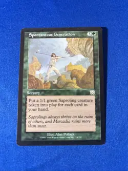 SPONTANEOUS GENERATION LP Mercadian Masques mtg Magic fast shipping - Image 1