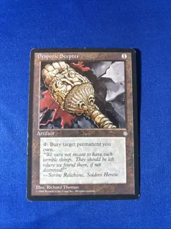 DESPOTIC SCEPTER MP Ice Age mtg Magic fast shipping - Image 1