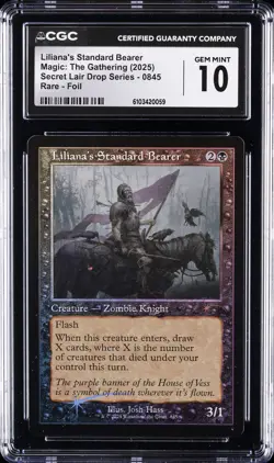 2025 MAGIC: THE GATHERING RARE FOIL LILIANA'S STANDARD BEARER CGC 10 GEM MINT - Image 1