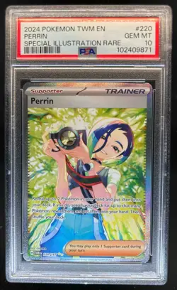 2024 Pokemon Twilight Masquerade Perrin #220/167 PSA 10 - Image 1
