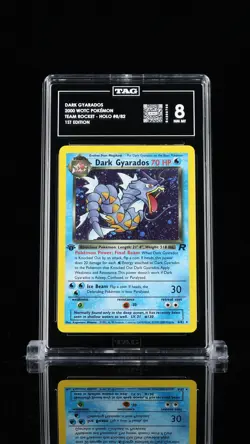 Dark Gyarados 2000 Pokemon Team Rocket 1st Edition TAG 8 #8 - Image 1