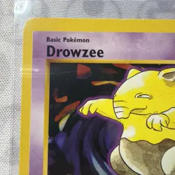 Pokemon Shadowless Drowzee 49/102 Base Set Unlimited - Non-Holo LP - Image 2