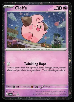 Cleffa 095 Cosmos Holo Scarlet & Violet Promo Pokemon Card - Image 1