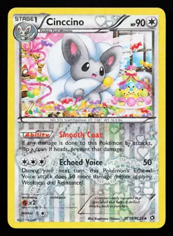 Cinccino RC19/RC25 Holo Legendary Treasures Radiant Collection Pokemon Card - Image 1