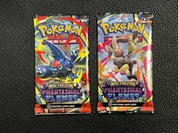 Pokemon Mega Evolution Phantasmal Flames Booster Pack Lot of 2 - Random Art - Image 3