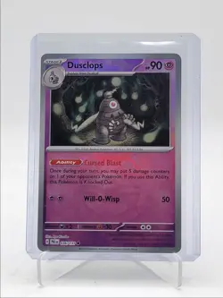 DUSCLOPS 2025 POKEMON PRISMATIC EVOLUTIONS MASTERBALL FOIL A 036/131 Q5542 - Image 1