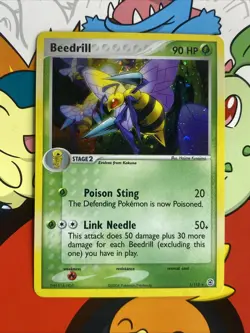 Pokemon Beedrill 1/112 Fire Red Leaf Green Holo Rare NM-MT See Pictures - Image 1