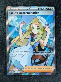 2025 Pokemon LILLIE'S DETERMINATION #169/132 Mega Evolution Ultra Rare Holo ENG - Image 1