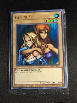 Yugioh - Gemini Elf LART-EN039 Limited Edition Ultra Rare NM - Sealed - Image 1