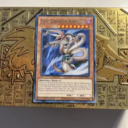 Yu-Gi-Oh! TCG Evil Dragon Ananta Ancient Guardians ANGU-EN042 1st Edition Rare - Image 1