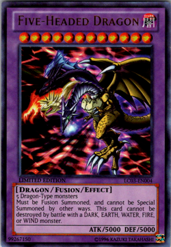 Yu-Gi-Oh! TCG Five-Headed Dragon Legendary Collection 3: Yugi's World LC03-EN004 - Image 1