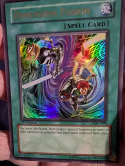 ​Yu-Gi-Oh! Dimension Fusion IOC-094 Ultra Rare 1st Edition LP - Vintage - Image 4