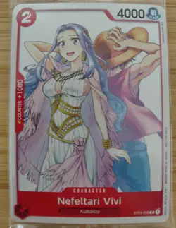 Carte One Piece Card Game Nefeltari Vivi ST01-009 Promo English - Image 1