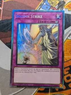 Solemn Strike RA02-EN079 Collector’s Rare 1st Edition Yugioh TCG Card - Image 1