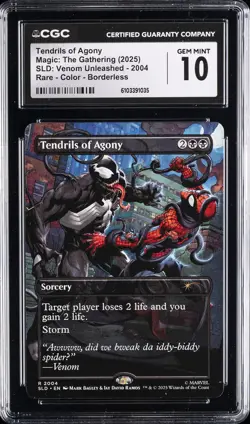 2025 MAGIC: THE GATHERING BORDERLESS TENDRILS OF AGONY CGC 10 GEM MINT - Image 1