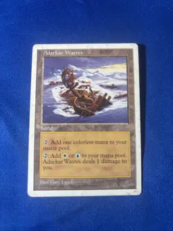 ADARKAR WASTES MP Creased Fifth 5th Edition mtg Magic fast shipping - Image 1