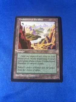 UNDISCOVERED PARADISE LP- Visions Reserved List mtg Magic fast shipping - Image 1