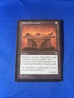 ALTAR OF DEMENTIA MP Tempest Original mtg Magic fast shipping - Image 1