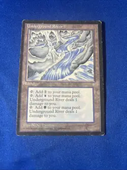 UNDERGROUND RIVER HP Ice Age Original mtg Magic fast shipping - Image 1