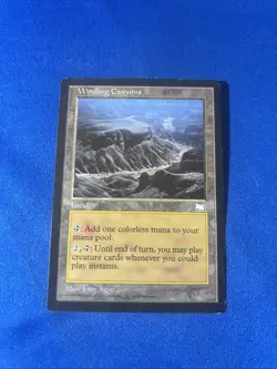 WINDING CANYONS LP Weatherlight Reserved List mtg Magic fast shipping - Image 1