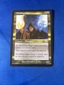 MEDDLING MAGE LP- Planeshift Original mtg Magic fast shipping - Image 1