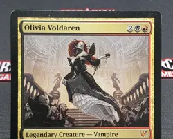 MTG Olivia Voldaren- Signed -Innistrad Magic the Gathering Card # 215 - Image 3