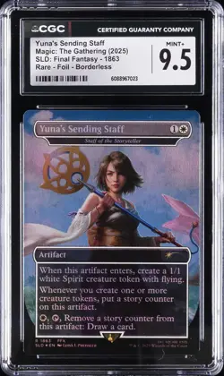 2025 MAGIC: THE GATHERING SLD: FINAL FANTASY YUNA'S SENDING STAFF CGC 9.5 - Image 1