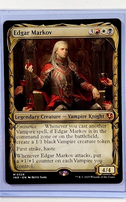 2025 MTG Magic the Gathering Innistrad Remastered Showcase #328 Edgar Markov - Image 1
