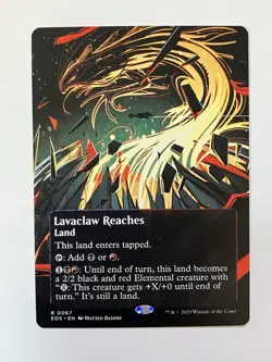 Lavaclaw Reaches (0067) (Borderless) #67 (NM) Edge of Eternities EOS Magic MTG - Image 1