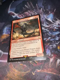 Cavern-Hoard Dragon Commander The Lord of the Rings: Tales of Middle Regular MTG - Image 1