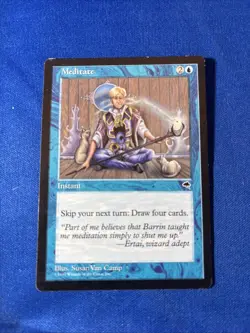 MEDITATE LP- Tempest Reserved List mtg Magic fast shipping - Image 1