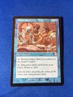TRADE ROUTES LP+ Mercadian Masques Original mtg Magic fast shipping - Image 1