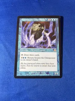 ARCANIS THE OMNIPOTENT LP- Onslaught Original mtg Magic fast shipping - Image 1