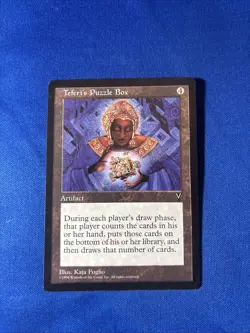 TEFERI’S PUZZLE BOX LP- Visions Original mtg Magic fast shipping - Image 1