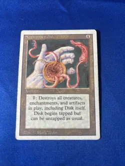 NEVINYRRAL’S DISK HP Revised 3rd Edition mtg Magic fast shipping - Image 1