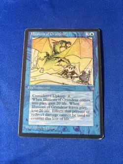 ILLUSIONS OF GRANDEUR HP Ice Age Reserved List mtg Magic fast shipping - Image 1