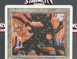 MTG Mishra's Factory- DAMAGED -4th Edition Magic the Gathering Card # 361 - Image 3