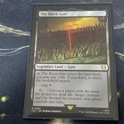 Magic the Gathering - The Black Gate - NM - Lord of the Rings - 80 - mtg - Image 1