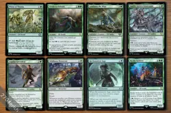MTG Set of 8 Popular GREEN Elf Cards *NM* Magic Elves Commander Group EDH Deck - Image 1