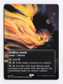 Endless Sands (Borderless) 0060 (R) MTG Edge of Eternities Stellar Sights (EOS) - Image 1