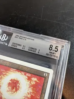 Sol Ring Revised Edition MTG Uncommon BGS 8.5 - Image 2