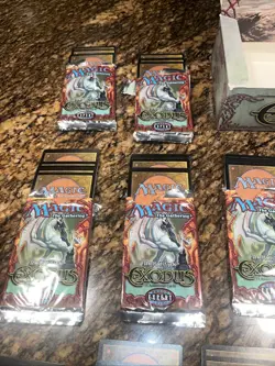 MTG: EXODUS 19 Opened Booster Pack Lot Magic The Gathering Tempest Block 1998 - Image 4