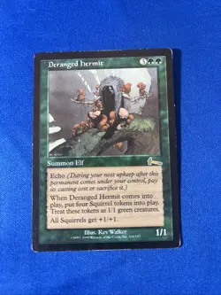DERANGED HERMIT HP Urza’s Legacy Reserved List mtg Magic fast shipping - Image 1