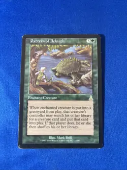 PATTERN OF REBIRTH MP Urza’s Destiny Original mtg Magic fast shipping - Image 1
