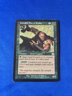 KAMAHL, FIST OF KROSA MP Onslaught Original mtg Magic fast shipping - Image 1