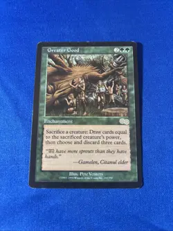 GREATER GOOD LP- Urza’s Saga Original mtg Magic fast shipping - Image 1