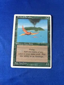 BIRDS OF PARADISE MP 4th Fourth Edition mtg Magic fast shipping - Image 1