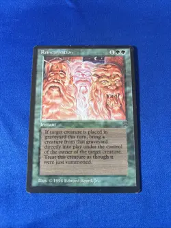 REINCARNATION LP Legends Original mtg Magic fast shipping - Image 1